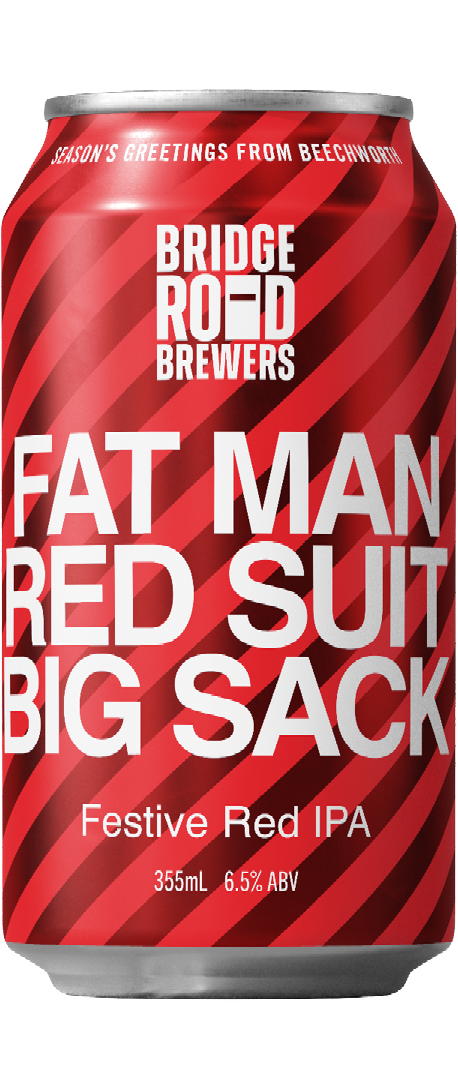 Fat Man Red Suit Big Sack