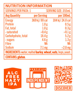 Free Time - Alc Free Hazy IPA