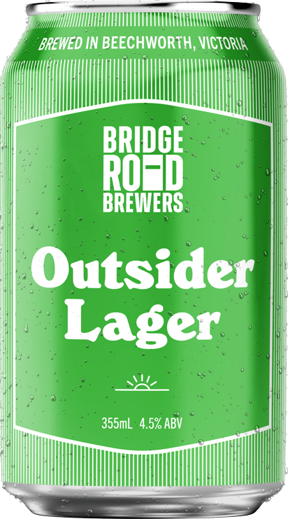 Outsider Lager – Bridge Road Brewers